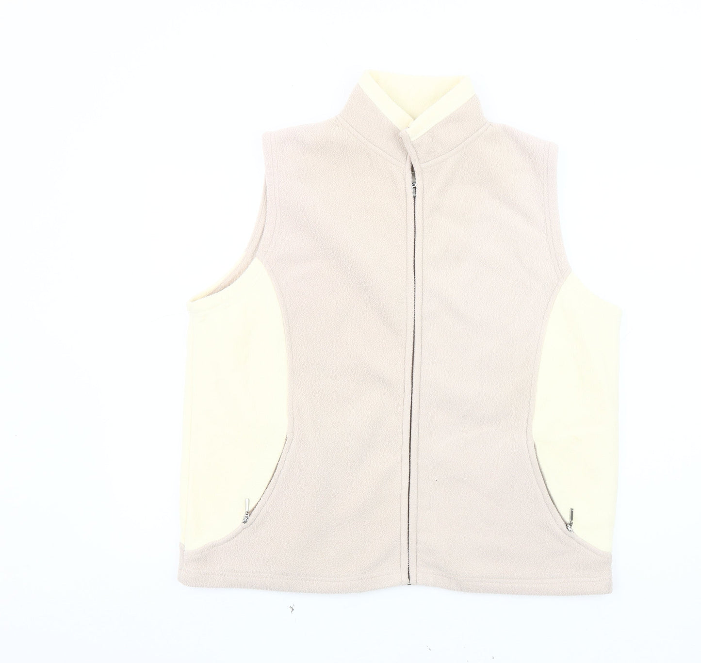 Womens UK Size M Bonmarché Beige Bodywarmer