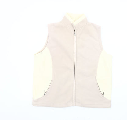 Womens UK Size M Bonmarché Beige Bodywarmer
