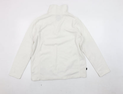 Campri Women's White Pullover Sweatshirt, Size 12