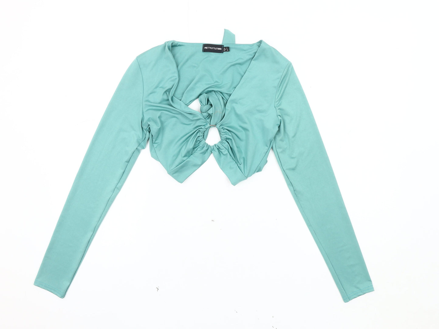 PrettyLittleThing Women’s Green Long Sleeve Top
