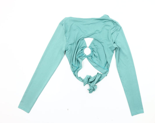 PrettyLittleThing Women’s Green Long Sleeve Top
