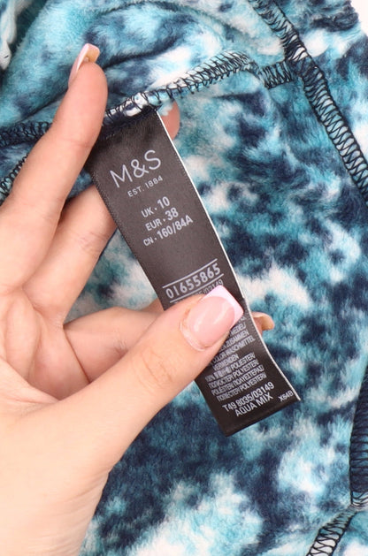 Womens UK Size 10 Marks and Spencer Blue Basic Jacket