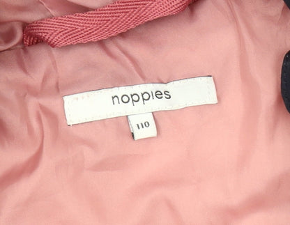 Noppies Girls Blue Hooded Puffer Jacket 2-3 Years