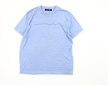 Paul Costelloe Men's Blue XL Crew Neck T-Shirt