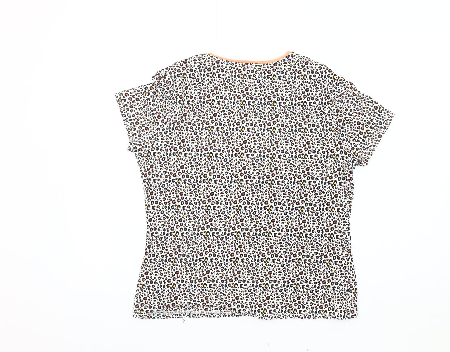 Womens UK Size 12 Marks and Spencer Multicoloured Basic T-Shirt
