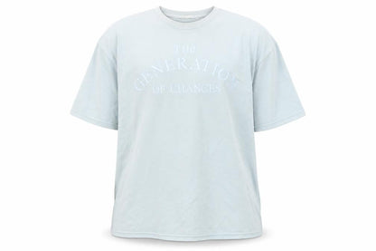 Mens UK Size L Bershka Blue  T-Shirt