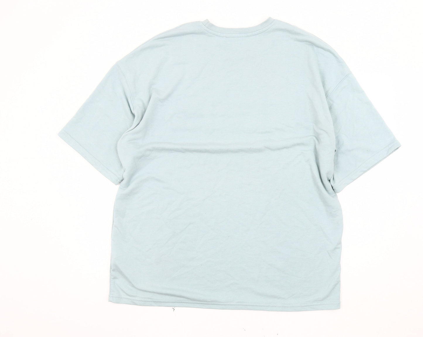 Mens UK Size L Bershka Blue  T-Shirt