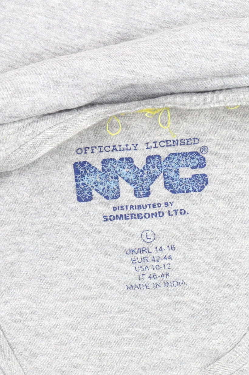 Sommerbond NYPD Grey T-Shirt L Casual Unisex Top