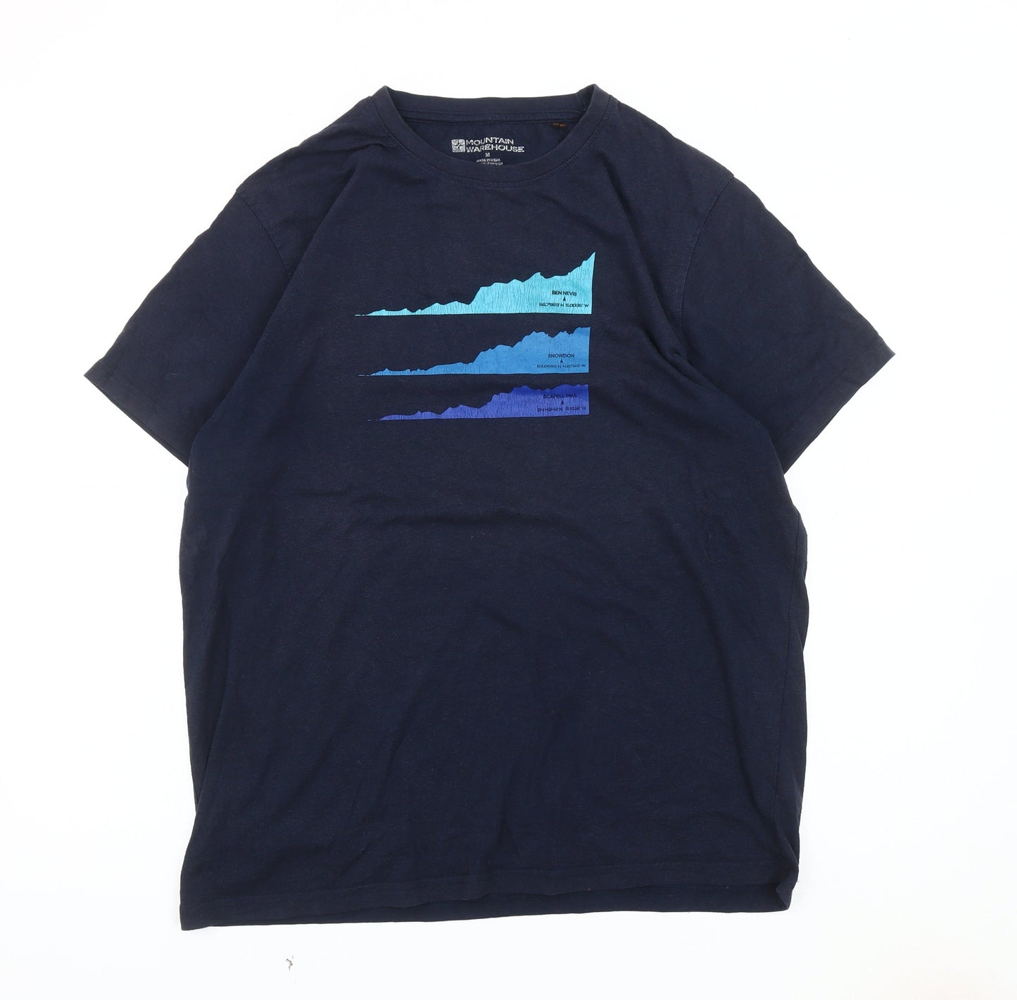 Mountain Warehouse Men's Blue Medium Graphic T-Shirt