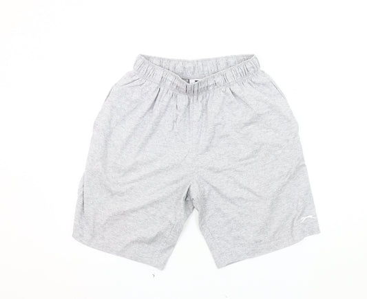 Slazenger Men's Grey Athletic Shorts - Size L
