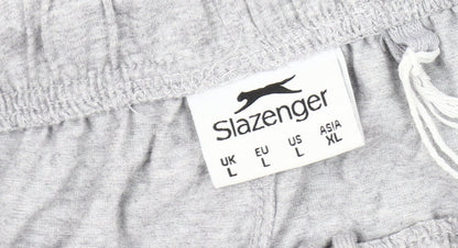 Slazenger Men's Grey Athletic Shorts - Size L