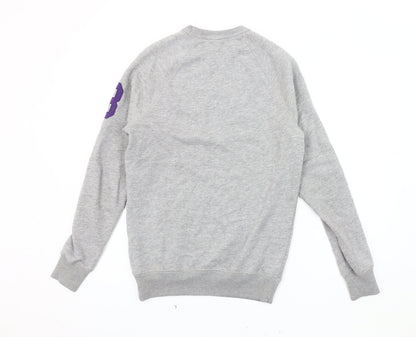 L.O.G.G. Boys Grey XS Pullover Sweatshirt, University Style