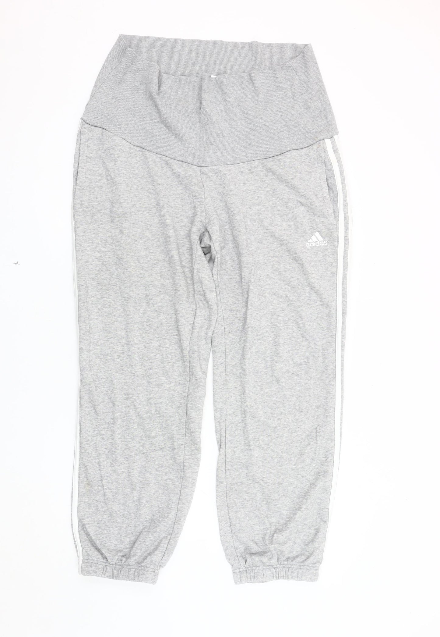 Adidas Women's Grey Jogger Trousers L - Athletic Style