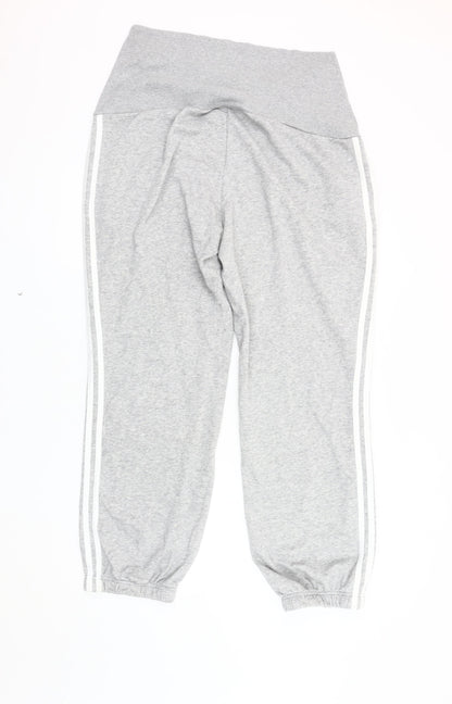 Adidas Women's Grey Jogger Trousers L - Athletic Style
