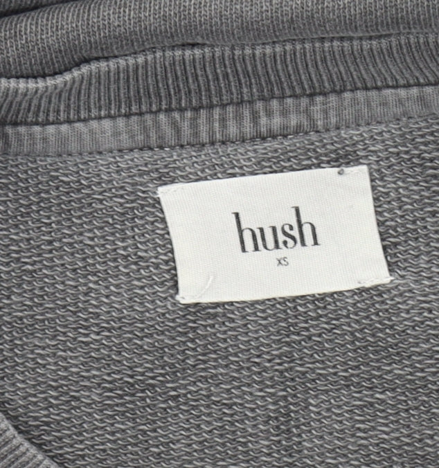 Hush Women's Grey Animal Print Sweatshirt, Size XS
