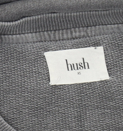 Hush Women's Grey Animal Print Sweatshirt, Size XS