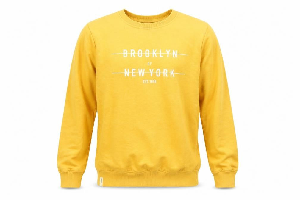 Mens UK Size M Threadbare Yellow Pullover Sweatshirt