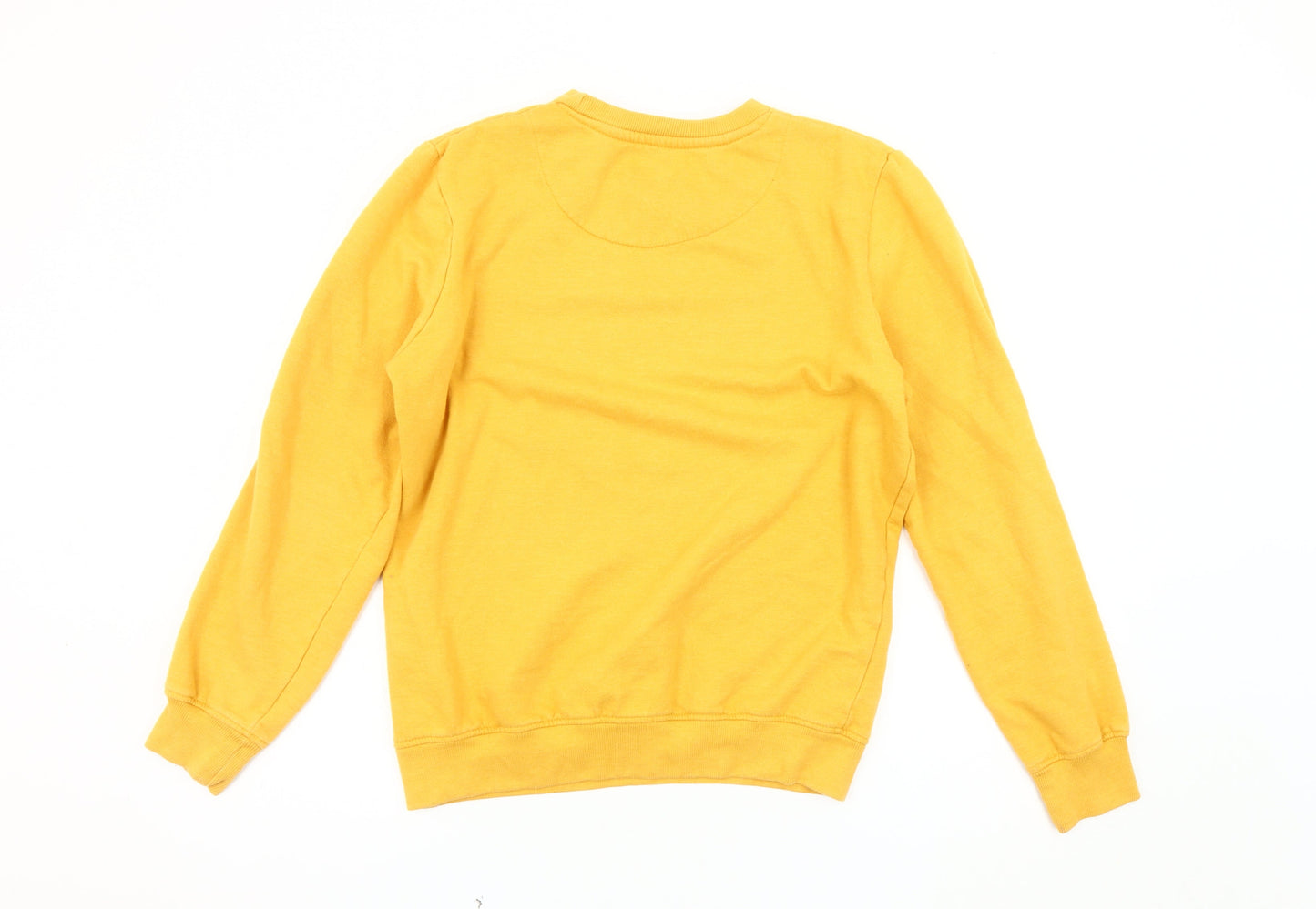 Threadbare Men's Yellow Pullover Sweatshirt M