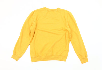 Threadbare Men's Yellow Pullover Sweatshirt M