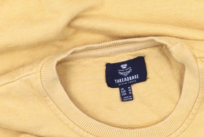 Threadbare Men's Yellow Pullover Sweatshirt M