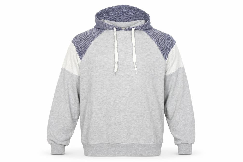 Mens UK Size L River Island Grey Pullover Hoodie
