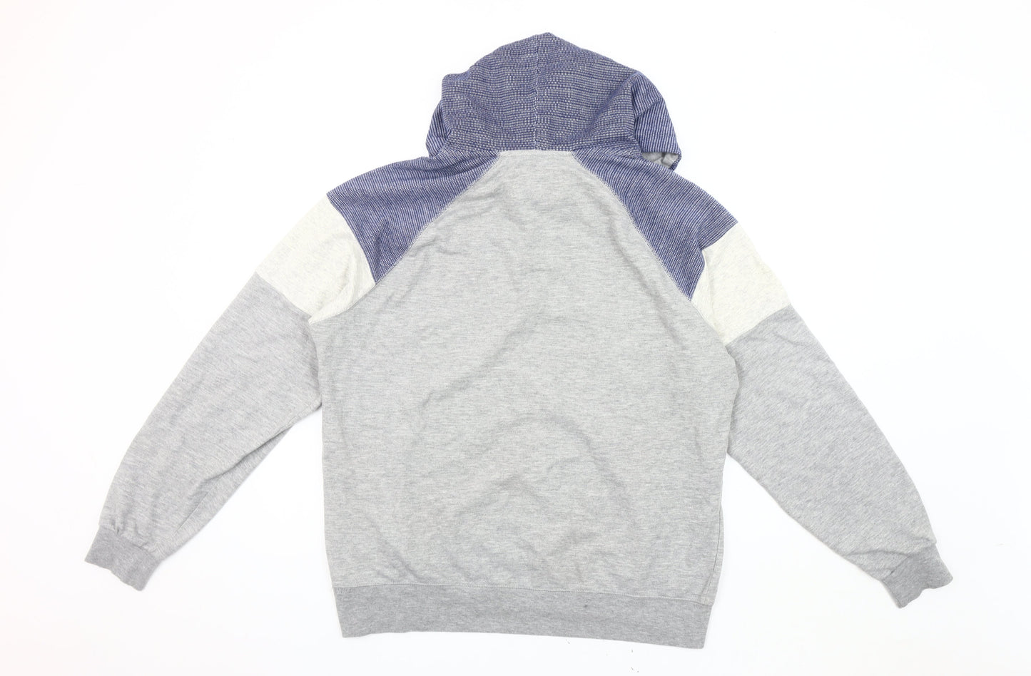 Mens UK Size L River Island Grey Pullover Hoodie