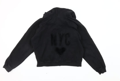 Sugarfree Women's Black XL Hooded Parka Jacket