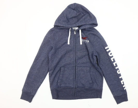 Mens UK Size S Hollister Blue Basic Jacket