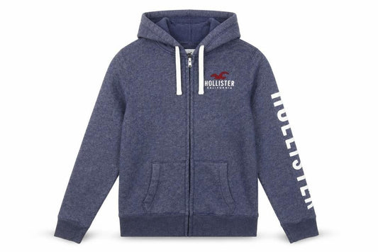 Mens UK Size S Hollister Blue Basic Jacket
