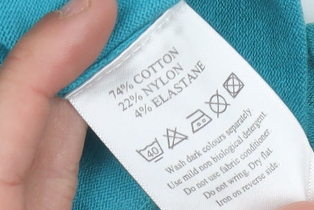 Womens UK Size 14 Monsoon Green Cardigan Jumper