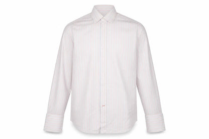 Brook Taverner Men's Multicoloured Stripe Shirt 15.5