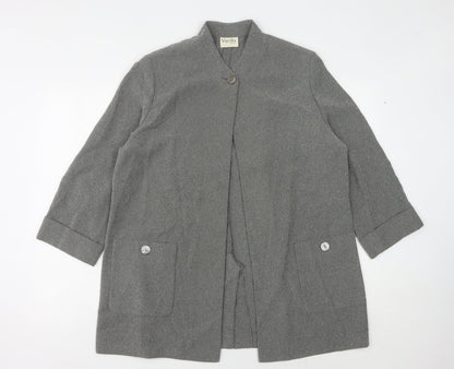 Viyella Grey Petite Blazer Women UK 14