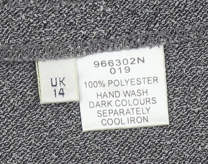 Viyella Grey Petite Blazer Women UK 14