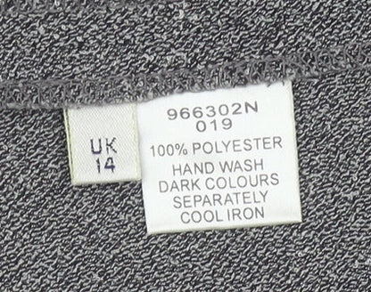 Viyella Grey Petite Blazer Women UK 14