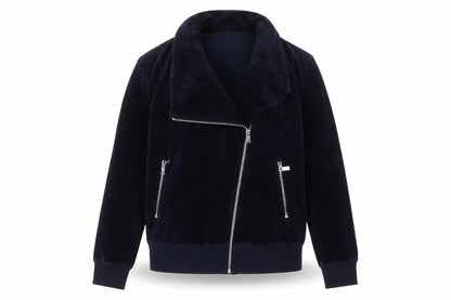 Two by Vince Camuto Women's Blue Zip Sweatshirt S