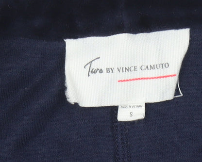 Two by Vince Camuto Women's Blue Zip Sweatshirt S