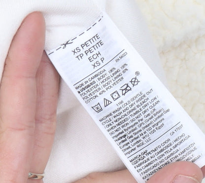 GAP Ivory Women’s XS Full Zip Hoodie