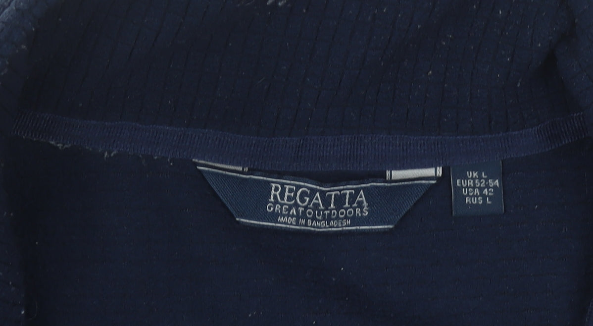 Mens UK Size L Regatta Blue Pullover Sweatshirt