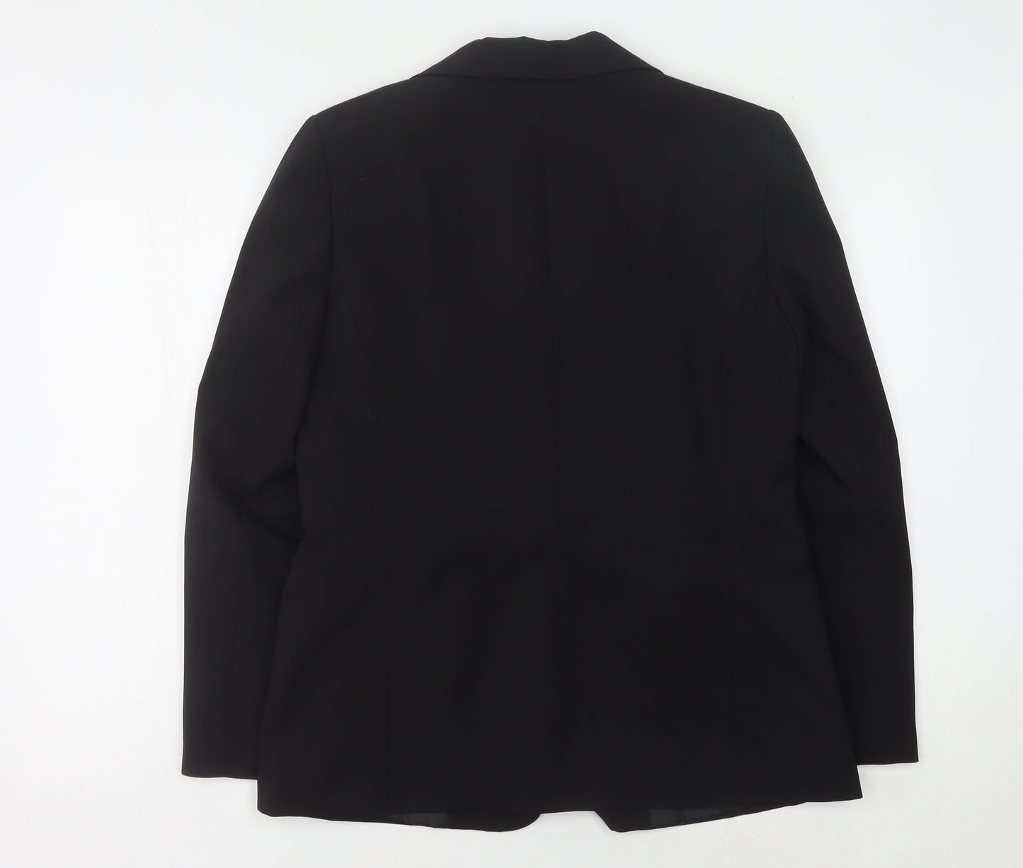 BHS Women Black Blazer, Size 14, Notch Lapel