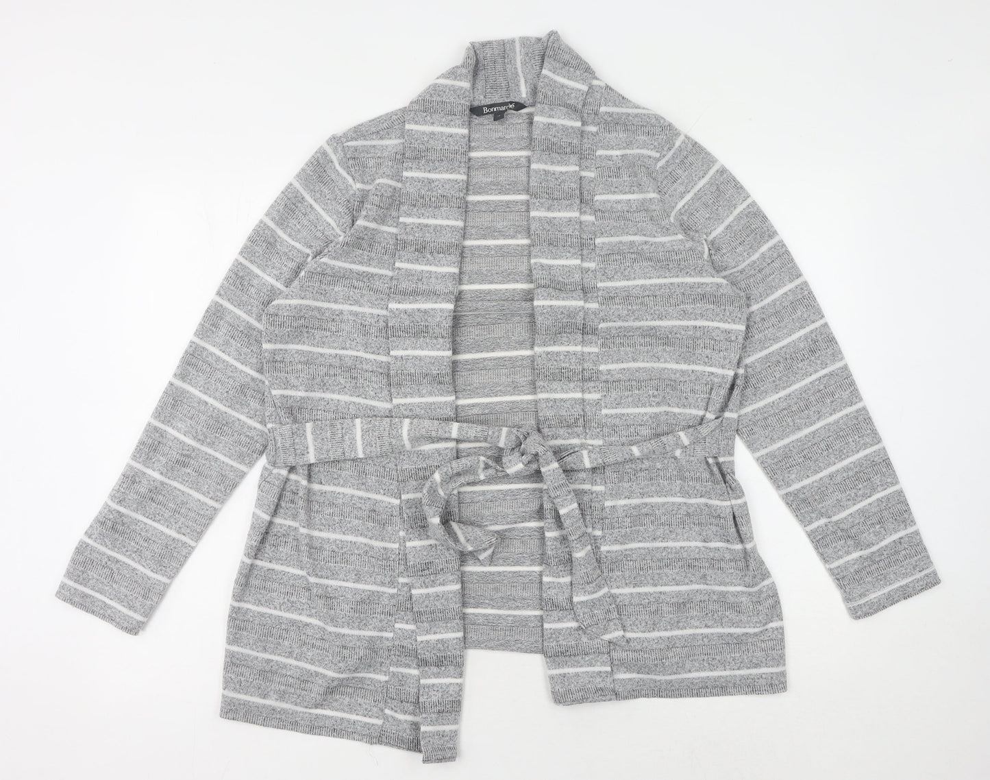 Womens UK Size 14 Bonmarché Grey Cardigan Jumper