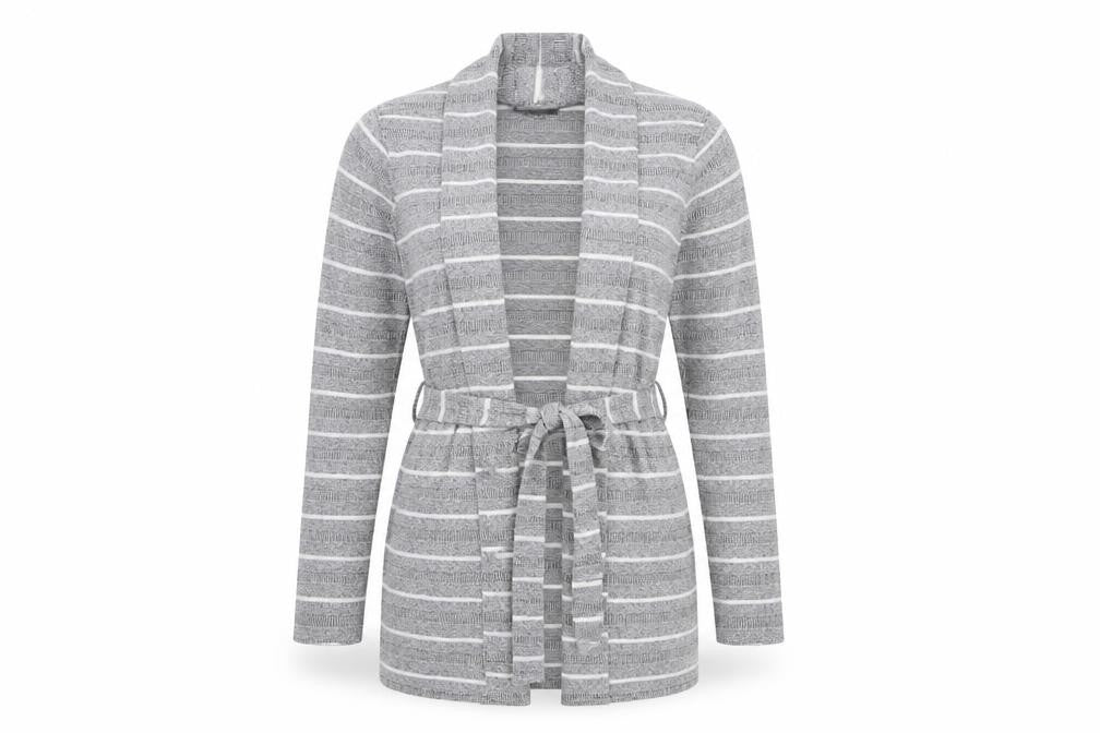 Womens UK Size 14 Bonmarché Grey Cardigan Jumper