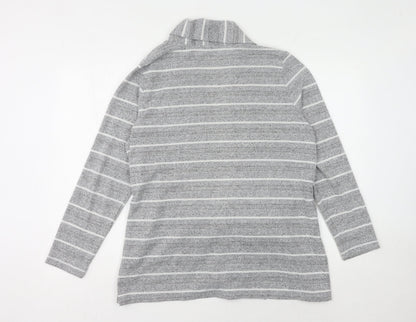 Womens UK Size 14 Bonmarché Grey Cardigan Jumper