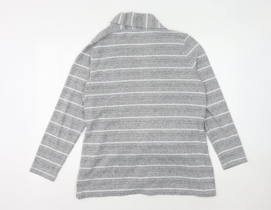 Womens UK Size 14 Bonmarché Grey Cardigan Jumper