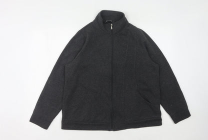 Bonmarché Women's Black Full Zip Sweatshirt M