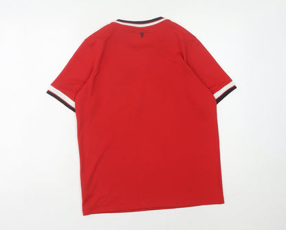 Nike Boys Red Football Jersey XL Polyester