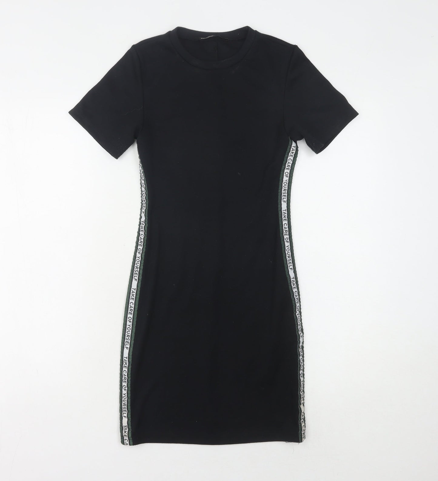 Pull&Bear Women's Black XS Casual Dress