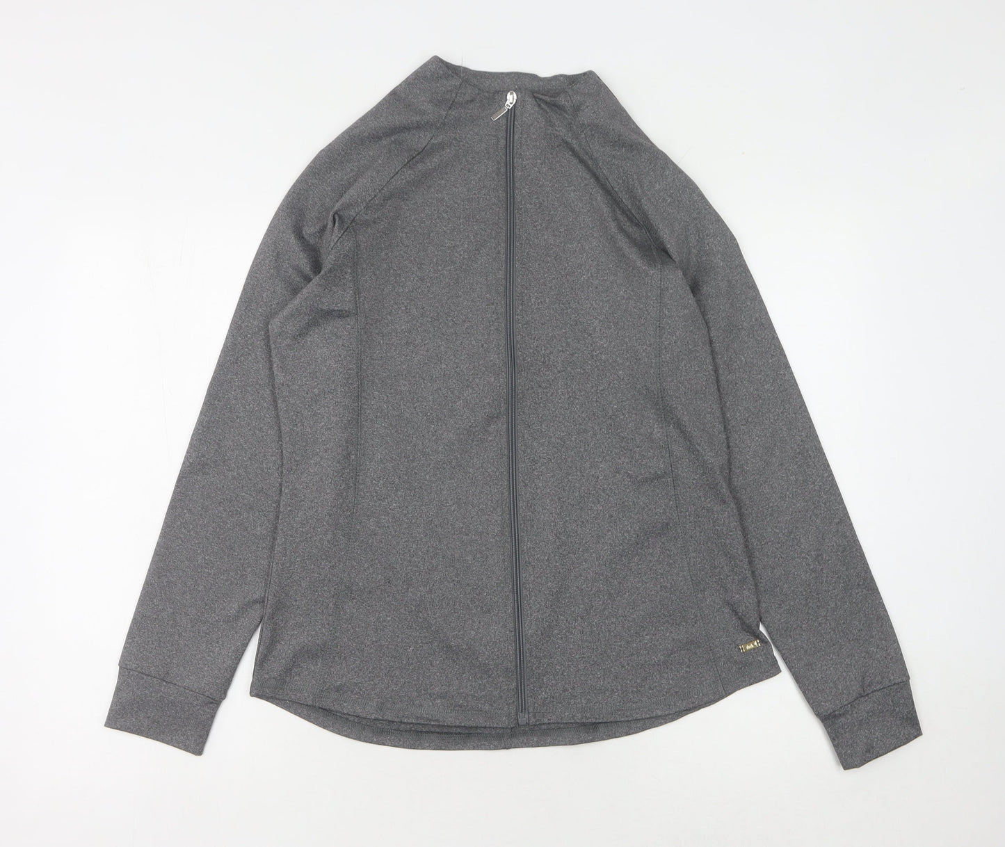 Dash Women's Grey Basic Jacket Size 14, Full Zip