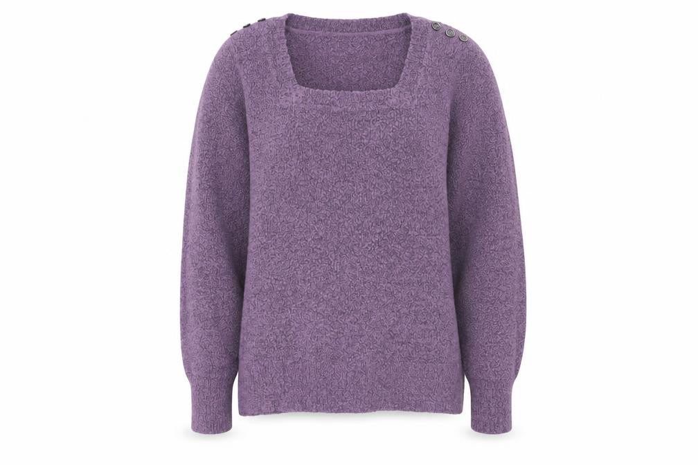 Womens UK Size S Bonmarché Purple Pullover Jumper