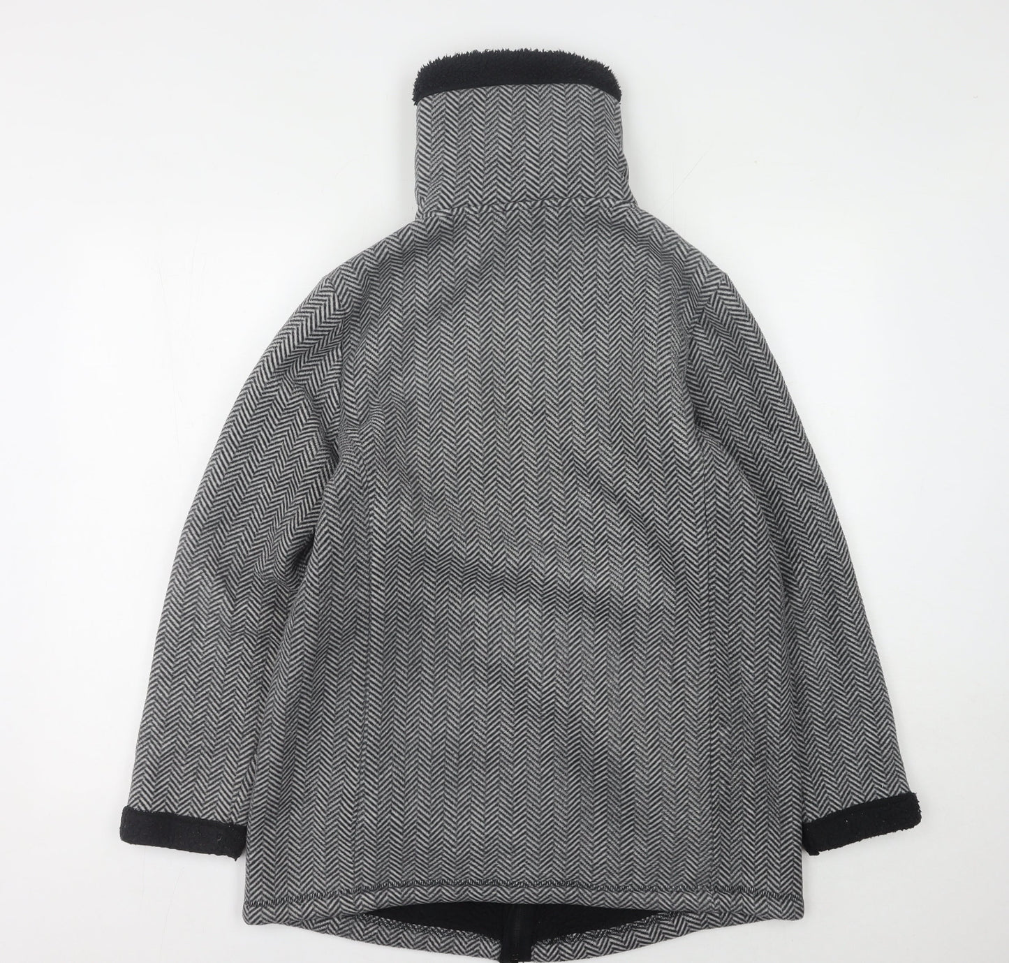 Womens UK Size M Bonmarché Grey Quilted Coat