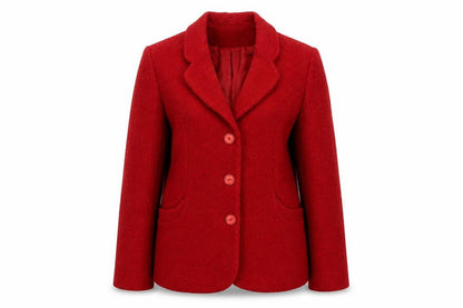 Womens UK Size 10 Eastex Regular Red Blazer